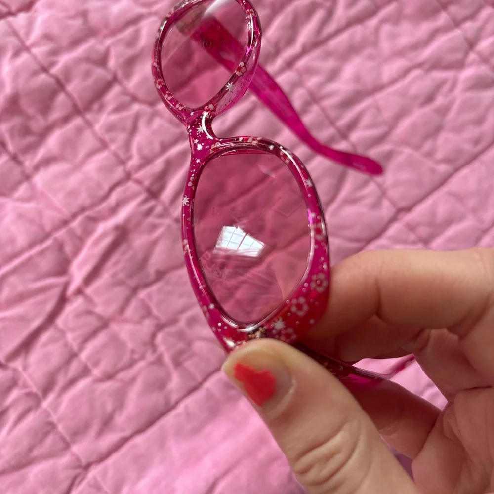 Y2K 2006 Dora the Explorer Girls Pink Sparkle Just Beachy Sunglasses